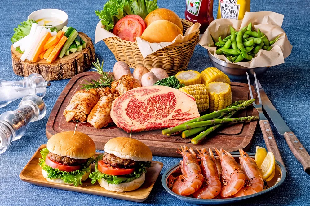 ＜新コース＞黒毛和牛＆ソラミドBBQ特選コース